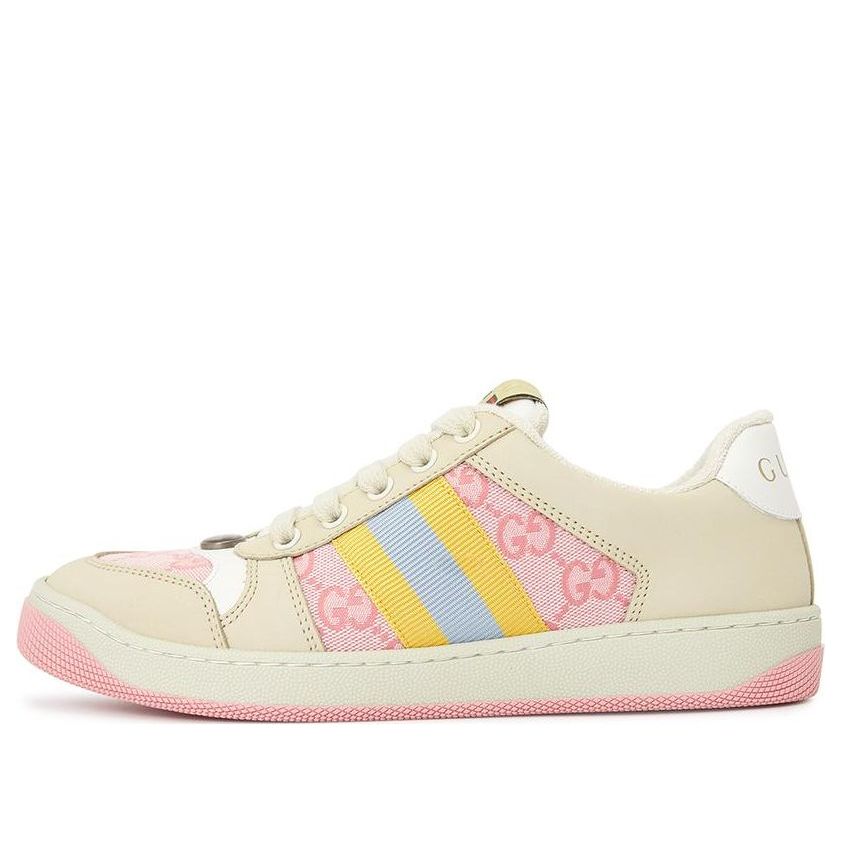 (WMNS) Gucci Screener GG Sneakers 'Pink Beige' 741575-9SFR0-8478
