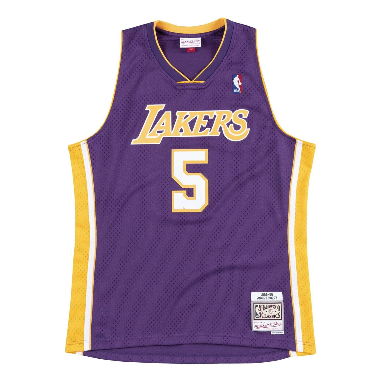 Mitchell & Ness x NBA Los Angeles Lakers 1999-00 Swingman Jersey 'Robert Horry 5' SMJYGS18448-LALPURP99RHO