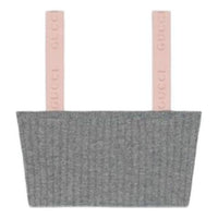 (WMNS) Gucci Rib Stitch Wool Top 'Grey' 773025-XKDUL-1160