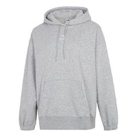 (WMNS) PUMA Classics Oversized Logo Hoodie Grey 535320-04