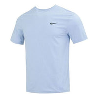 Nike Dri-FIT UV Hyverse Short Sleeve Fitness Top 'Blue' DV9840-479