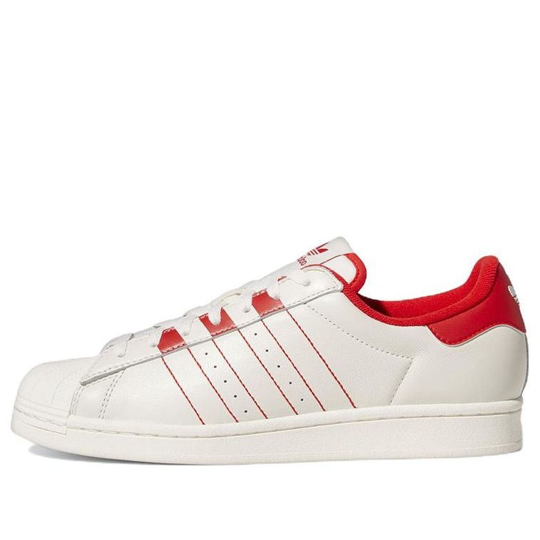 adidas originals Superstar 'White Vivid Red' GZ4744