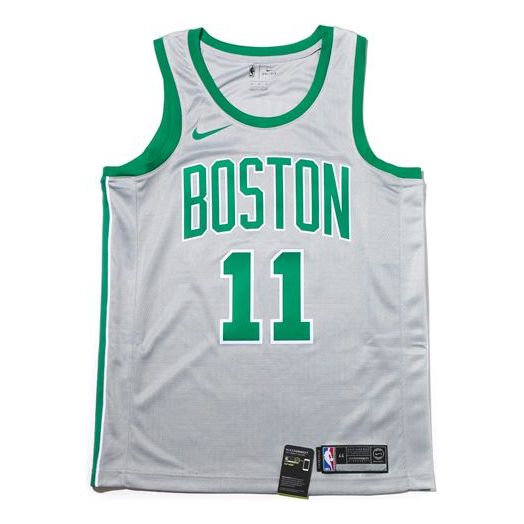 Nike Kyrie Irving City Edition Swingman Jersey SW Graygreen 912077-014