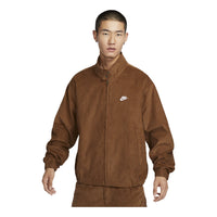 Nike Sportswear Club Corduroy Harrington Jacket Asia Sizing 'Light British Tan' FZ0632-281