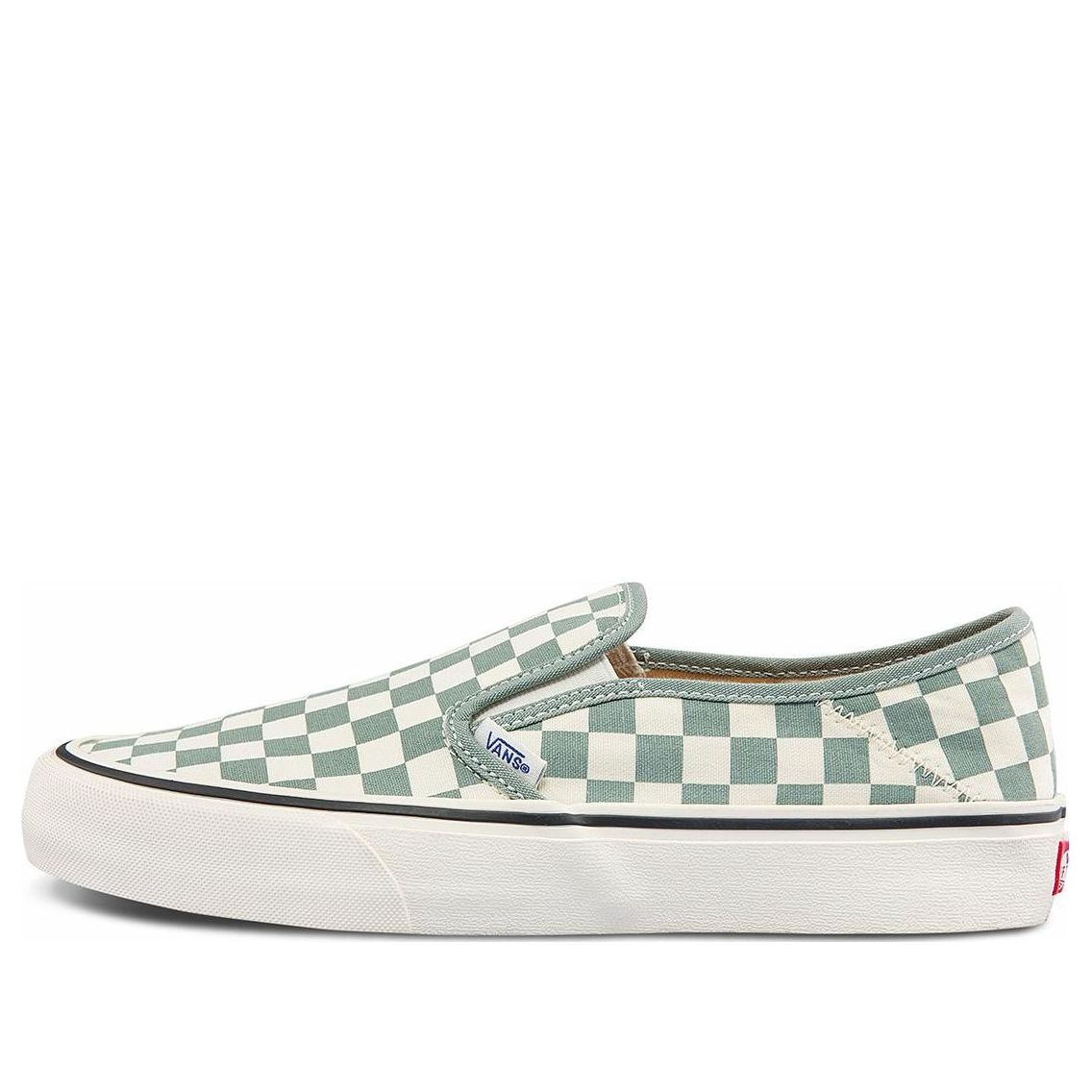 Vans Slip-on Low Tops Casual Skateboarding Shoes Unisex Green White VN0A5HYQB8O