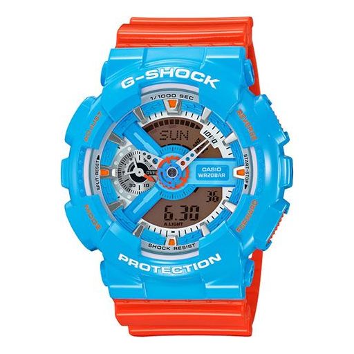 CASIO G-Shock Analog-Digital 'Light Blue' GA-110NC-2A
