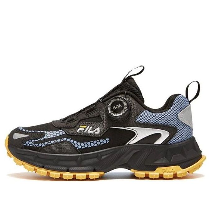 (GS) FILA BOA Running Shoes 'Black Grey Blue' K15B342503FBA