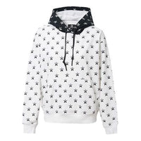 (WMNS) Converse Printing Hoodie Black/White 10020882-102