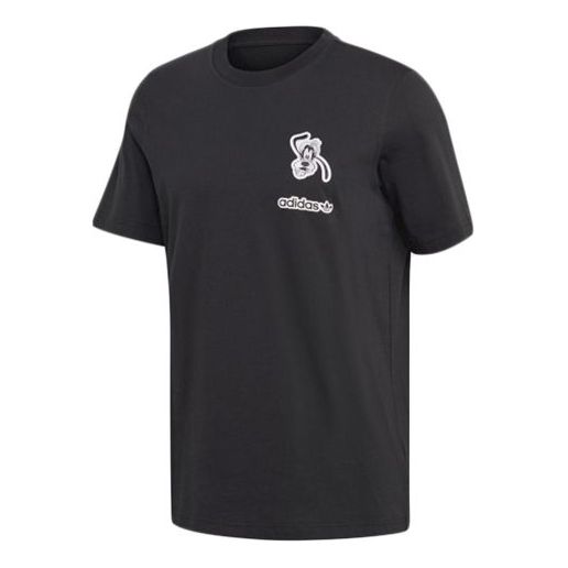 adidas x Disney Goofy Crossover Logo Short Sleeve Black GD6024