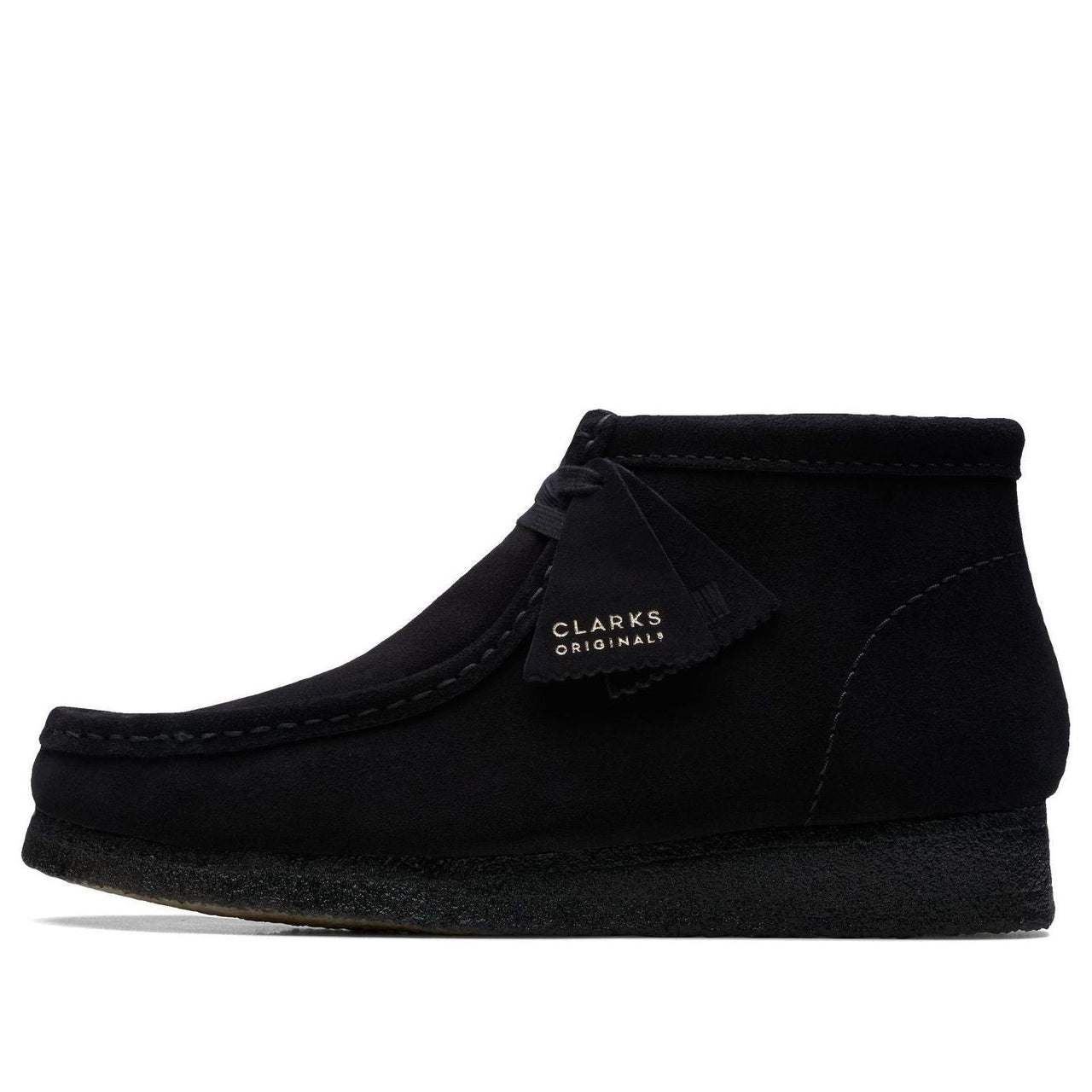 Clarks Wallabee Boots 'Black Suede' 261555177