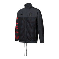 PUMA Stand Collar Zipper Long Sleeves logo Jacket Black 758806-12