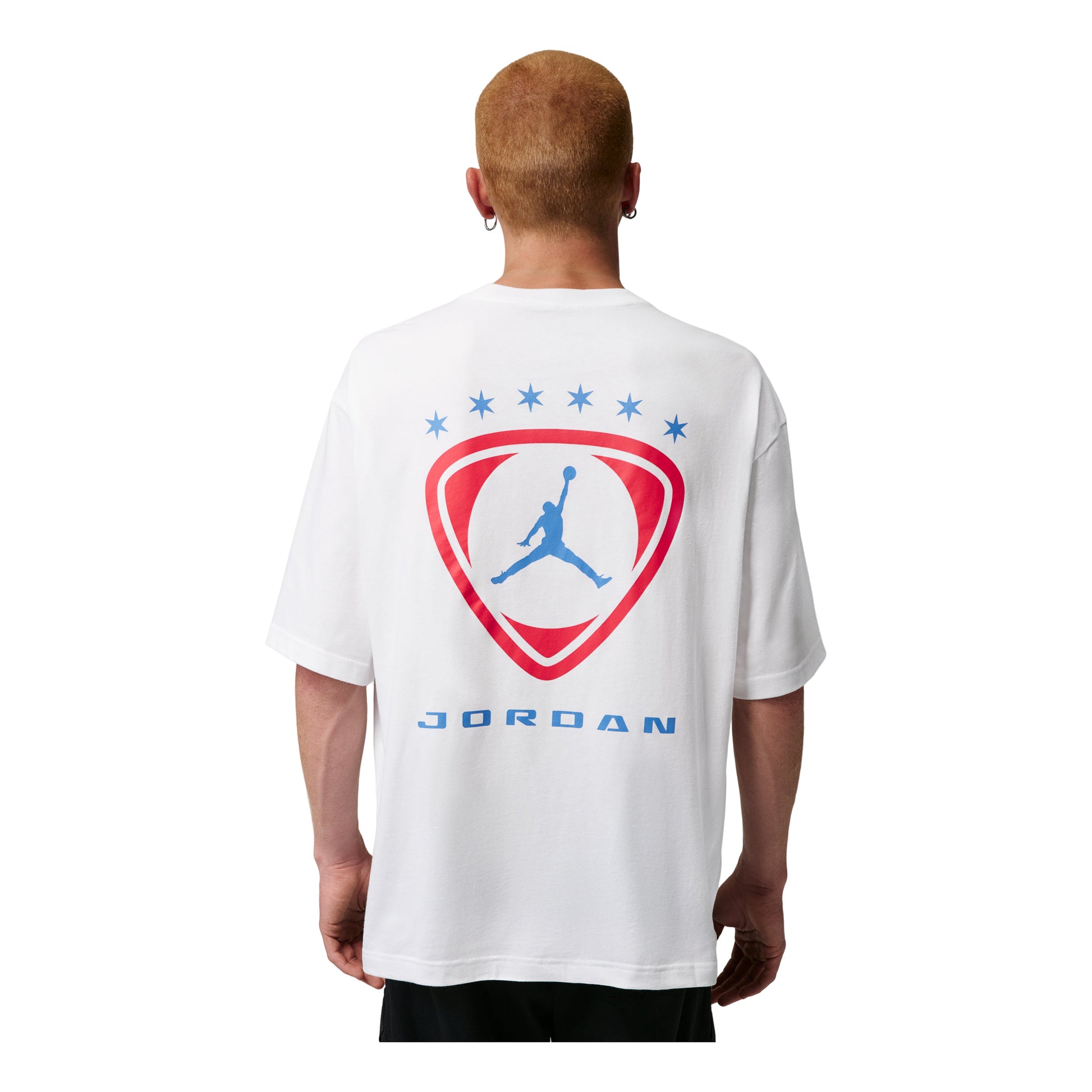 Jordan Brooklyn T-Shirt 'White University Blue' IO0010-100
