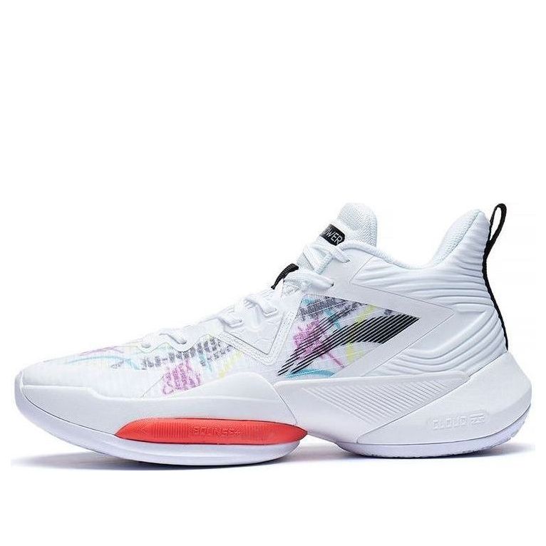 Li-Ning Power 8 Mid 'White Red Black' ABPS073-3