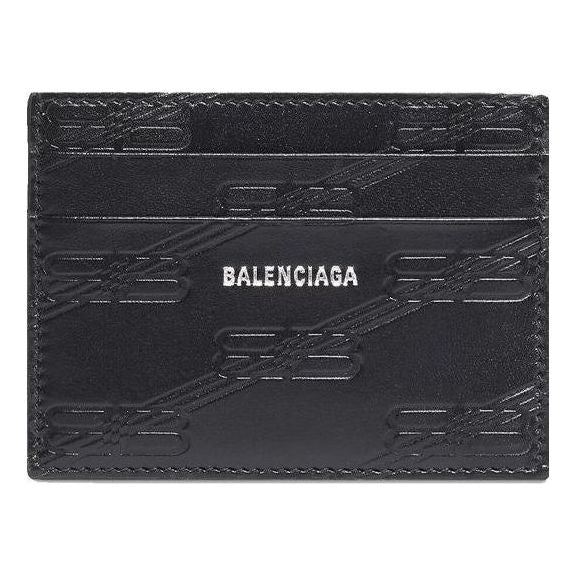 Balenciaga Embossed Monogram Card Case Box 'Black' 717763210JS1000