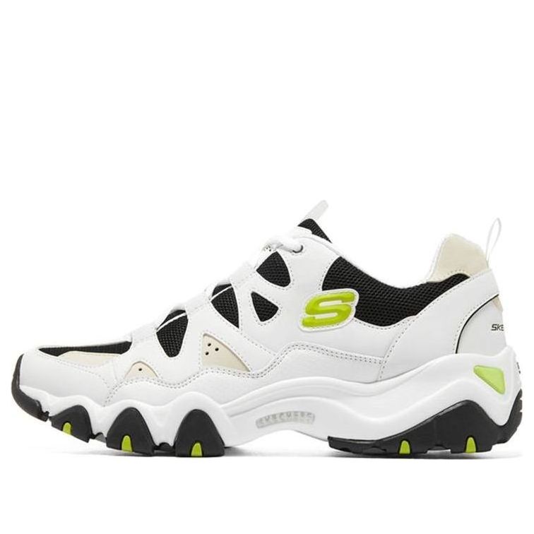Skechers D'lites 2.0 'White Black Green' 894128-WMLT