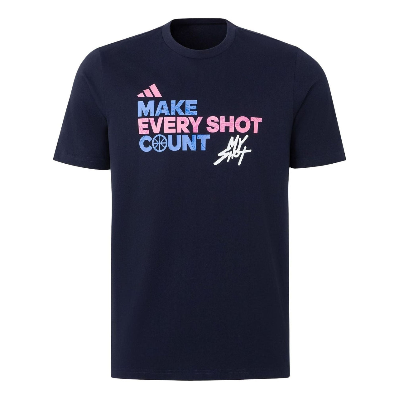 adidas My Shot Verbiage Graphic T-Shirt 'Legend Ink' IN9264