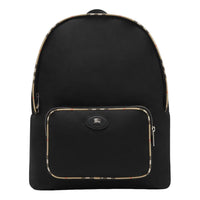 Burberry Check Trim Backpack 'Black' 81275751