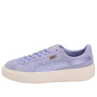 (WMNS) PUMA Suede Platform Satin Purple 365828-01