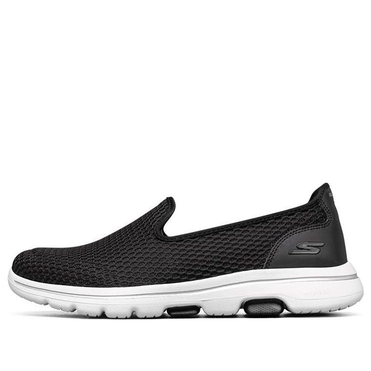 (WMNS) Skechers Go Walk 5 Lazy Shoes Black 896021-BKW