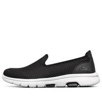 (WMNS) Skechers Go Walk 5 Lazy Shoes Black 896021-BKW