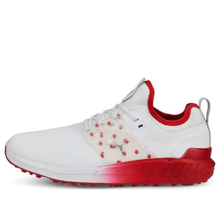 PUMA Ignite Articulate Maple Golf Shoes 'White Red' 377216-01