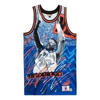 Mitchell & Ness x JUST DONNY New York Knicks Sublimated Jersey 'Blue' DJY1PTRY-NYKNG180453PEW