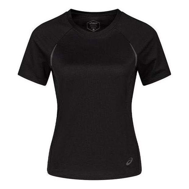 (WMNS) ASICS LITE-SHOW Short Sleeved Running Top Asia Sizing 'Performance Black' 2012D050-001