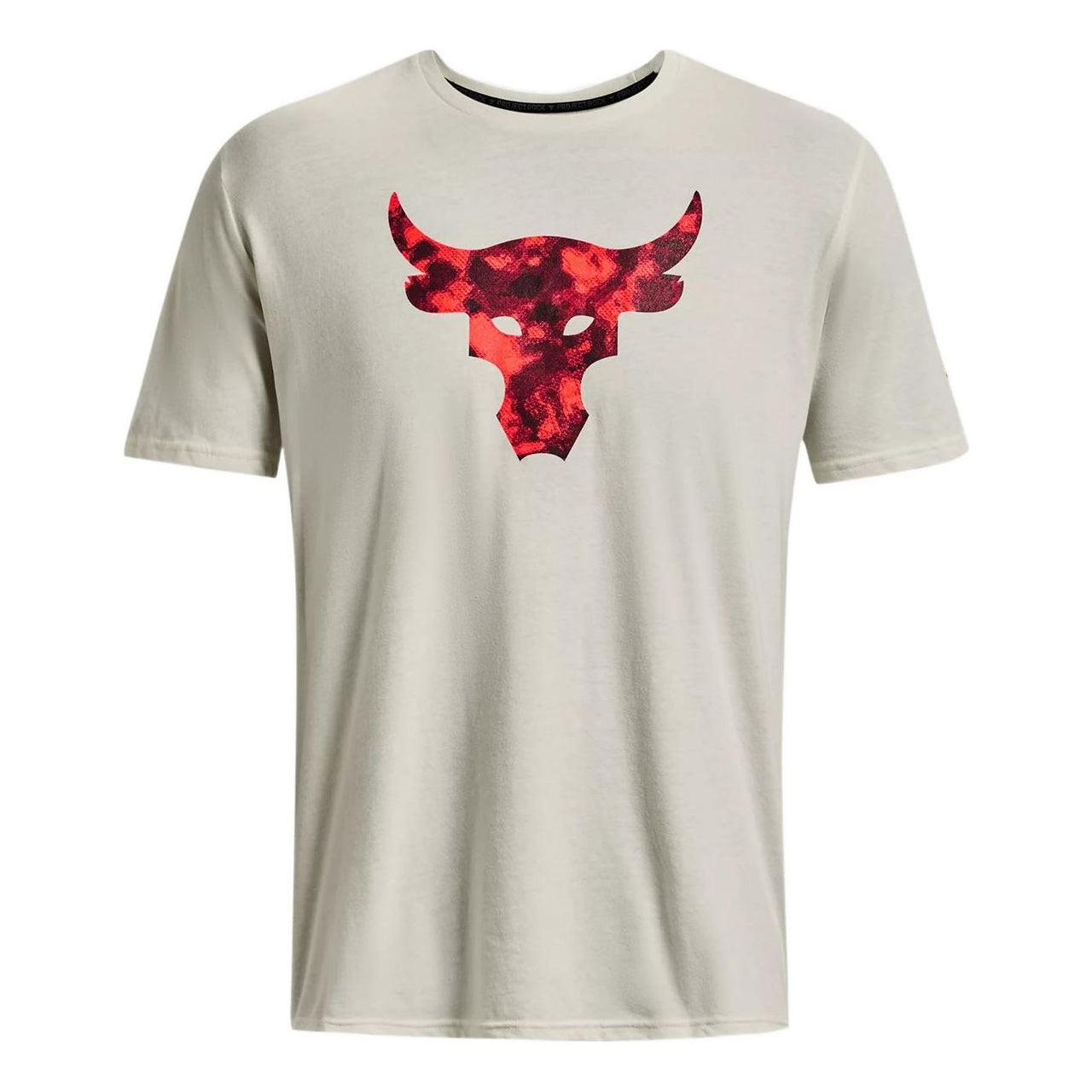 Under Armour Project Rock Brahma Bull Short Sleeve T-shirt 'Beige Black' 1361733-130
