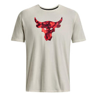 Under Armour Project Rock Brahma Bull Short Sleeve T-shirt 'Beige Black' 1361733-130