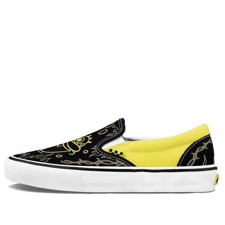 Vans Mike Gigliotti x SpongeBob SquarePants x Skate Slip-On 'Black Yellow' VN0A5FCAZAU