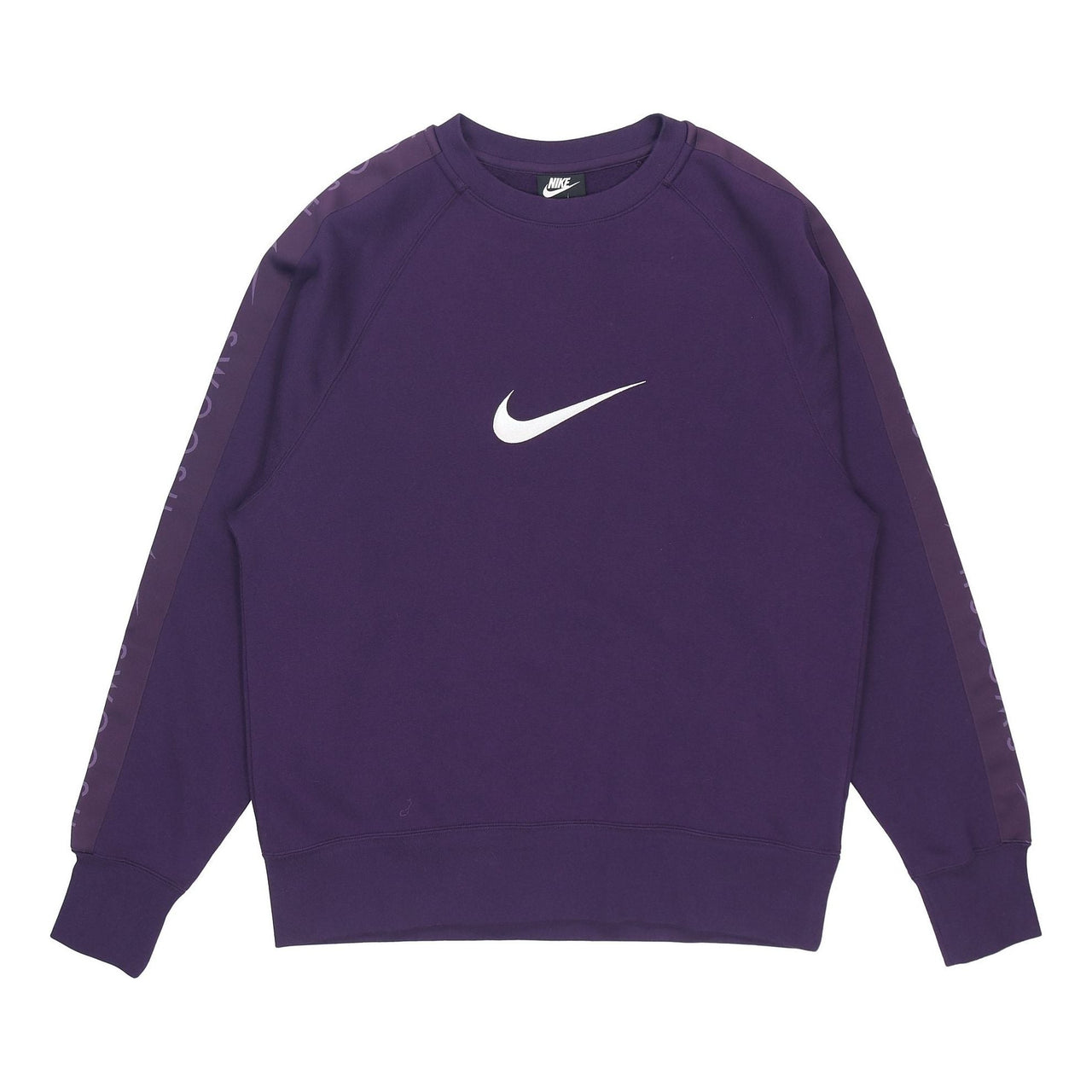 Nike MENS Sportswear Swoosh Casual Sports Crew-neck Long Sleeve Purple DA0087-525