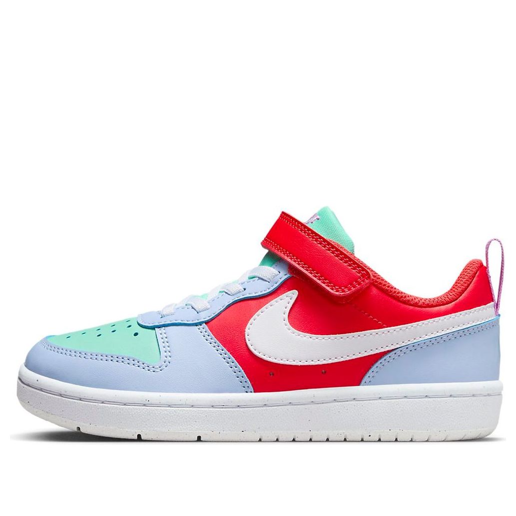 (PS) Nike Court Borough Low Recraft Shoes 'Cobalt Bliss Track Red' DV5457-400