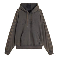 (WMNS) adidas x Avavav Shoulderless Hoodie Asia Sizing 'Carbon' KF4970