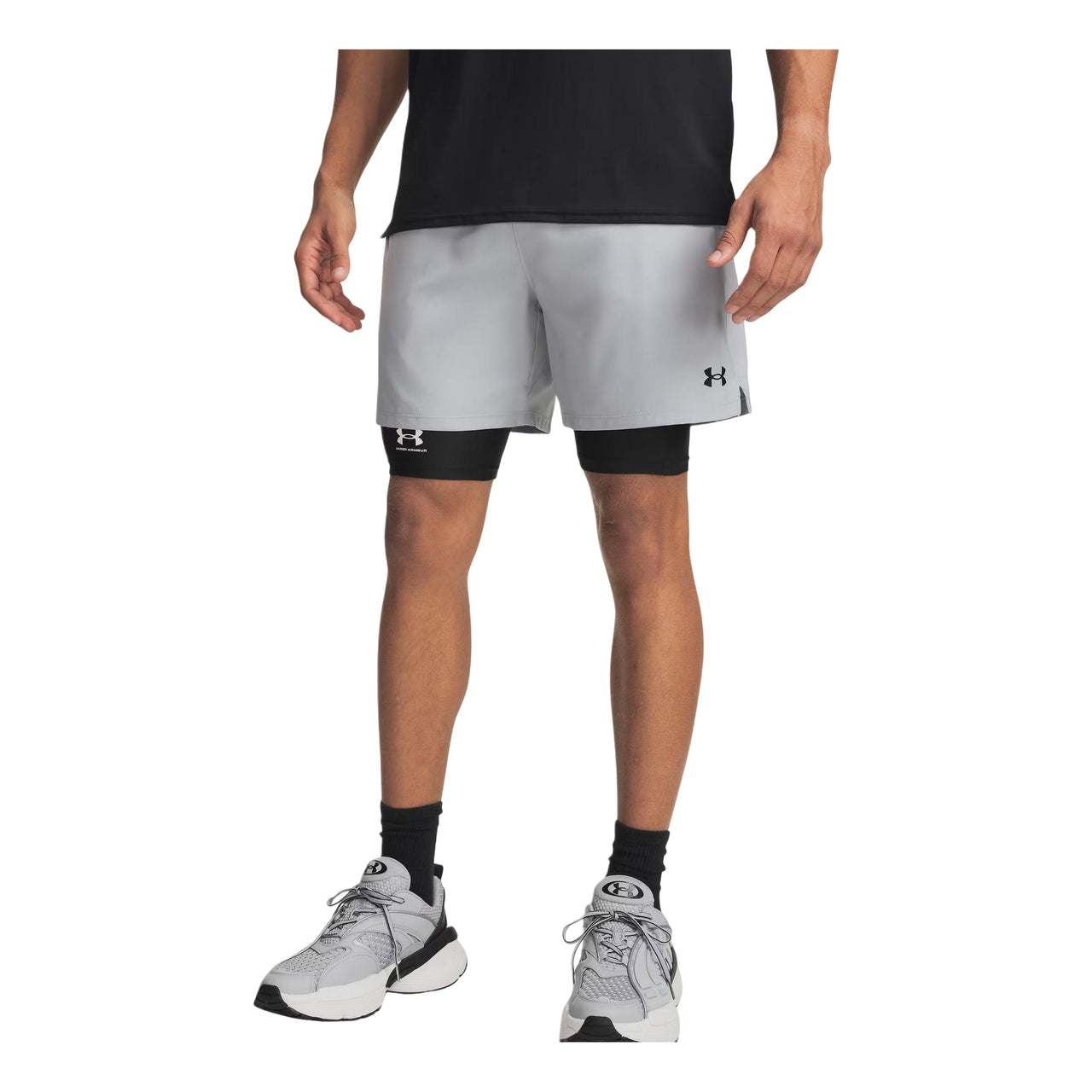 Under Armour Vanish Woven 2.0 6" Shorts Asia Sizing 'Mod Gray Black' 6009865-011