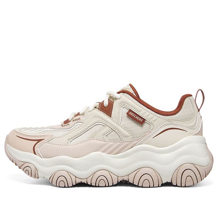 (WMNS) Skechers D'lites 1.0 Sneakers 'Beige Pink' 896265-NTBR