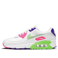 (WMNS) Nike Air Max 90 'White Indigo Burst Volt' DH0250-100