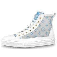 (WMNS) LOUIS VUITTON Stellar Ankles Sneakers 'Grey Blue White' 1A8NJL