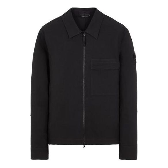 STONE ISLAND Spread Collar Jacket 'Black' 7915115F2-V0029