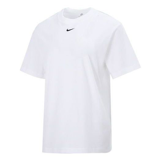 (WMNS) Nike AS W Nike Sportswear ESSNTL Tee BF LBR White DN5698-100