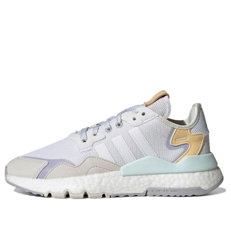 (WMNS) adidas Originals Nite Jogger 'White Gray Purple' H01728