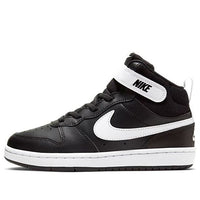 (PS) Nike Court Borough Mid 2 'Black White' CD7783-010