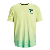 Under Armour Project Rock Fade T-shirt 'Yellow Green' 1378906-391