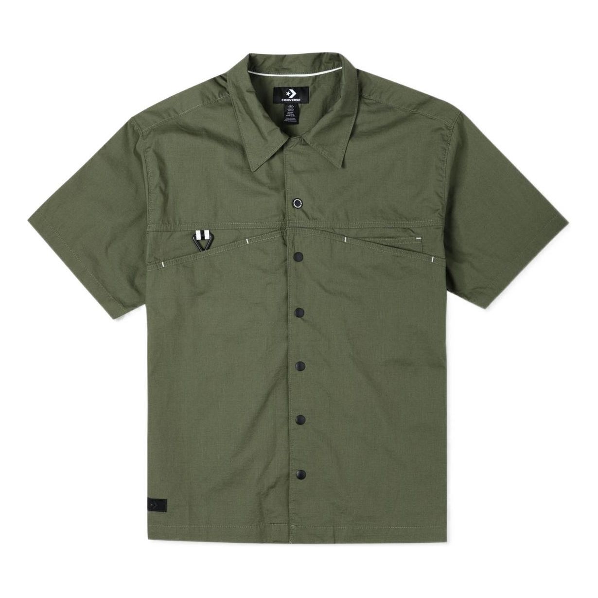 Converse Layering Shirt 'Olive Green' 10024356-A01