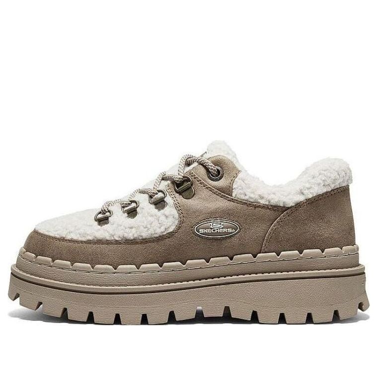 (WMNS) Skechers Casual High Platform Shoes 'Brown White' 167902-BRNT