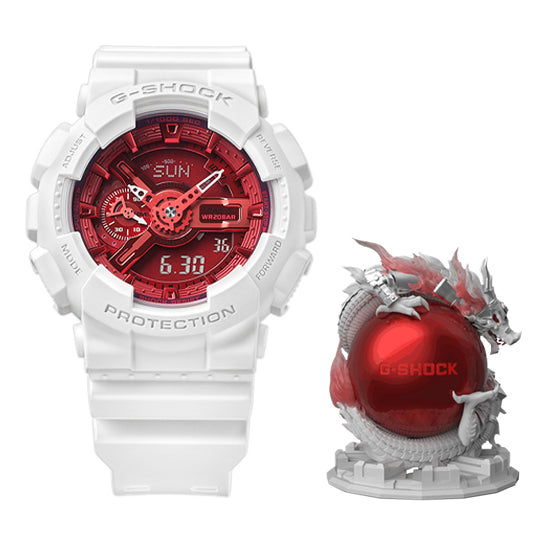 CASIO G-Shock Analog-Digital 'White' GA-110DBR-7APFL