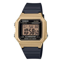 CASIO Sports Quartz Waterproof Mens BlackGold Digital W-217HM-9AVDF