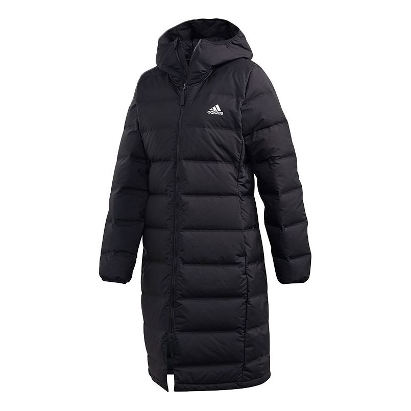 (WMNS) adidas Helionic Down Parka Jacket 'Black' FT2574