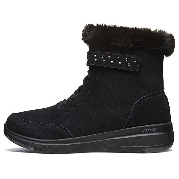 (WMNS) Skechers Snow Boots 'Black' 16670-BBK