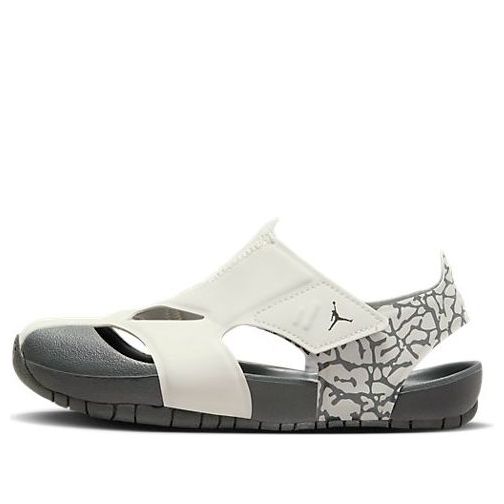 (PS) Air Jordan Flare Sandals 'Sail Iron Grey' CI7849-100