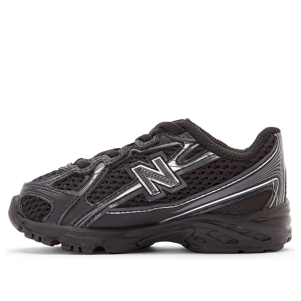 (TD) New Balance 740 Bungee Lace 'Black Silver Metallic' IZ740BM